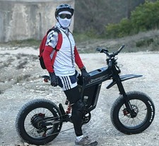 Powerful 20" Electric Bike 1500W 60V Fat Tire E-Motorbike 40MPH for Adventures