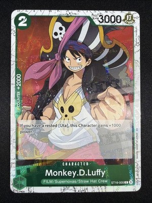 Monkey.D.Luffy ST16-005 Pirate Foil The Best Vol 2 One Piece PRB-02 NM