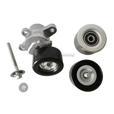 3PCS Belt Tensioner Pulley Belt Pulley Kit for Nissan Altima Maxima Murano Quest