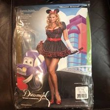 DREAMGIRL 6396 Womens Mousin Around Mouse Costume size 3x/4x reg $69 See Desc