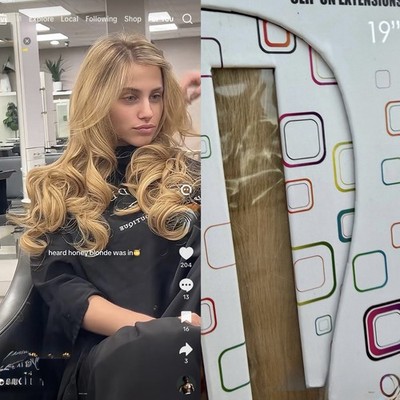 19  Procabello Clip-In  100% Remy Human Hair Extensions Honey Blonde New In Box