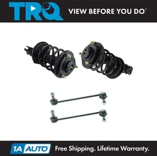 Front Loaded Complete Strut Spring Assembly Sway Bar Link 4pc Kit for Optima