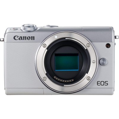 Canon EOS M100 Mirrorless Digital Camera (Intl Model) Model (White) (Body, White