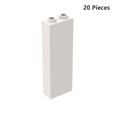 2454 Brick 1X2X5 White Bricks 20 Pieces Bricks, Pieces & Parts 100% Compatible
