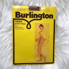 Vintage Burlington Hosiery Co. - Rachel sheer panty hose, sz M