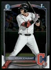 Nolan Schubart 2025 Bowman Chrome Draft #BDC-192 Cleveland Guardians