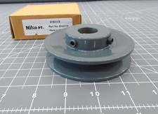 NEW Niko BK40X7/8 Single 1 Groove V Belt Pulley 3.95" OD 7/8 Inch Shaft Bore
