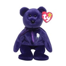 Ty Beanie Babies Princess The Bear P.V.C. Pellets Made In China-1st Version-RARE