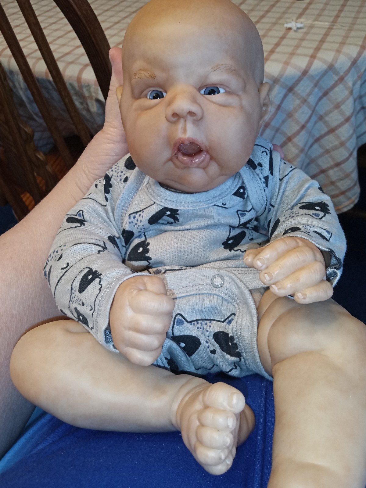 Reborn Doll Gounchin hand painted with glass eyes