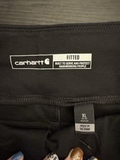Carhartt Women's Force Fitted Utility Leggings Black Size Xl
