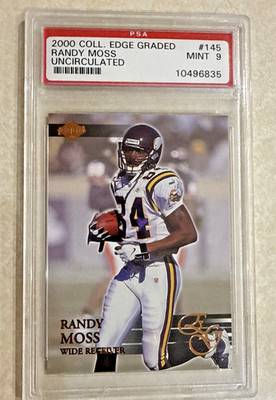 2000 Collector's Edge Graded - Randy Moss #145 Uncirculated /5000 PSA 9 Mint