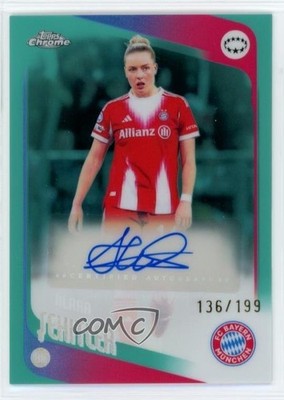 2025 Chrome UEFA Women's Champions League /199 Alara Sehitler Şehitler Auto 1m1a