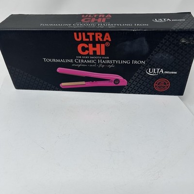 CHI For Ulta Beauty Pink 1'' Tourmaline Ceramic Hair styling Iron Pink New