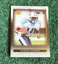 VINCE YOUNG - TEXAS - 2007 UPPER DECK NATIONAL PROMO CARD # NTL-9 - TITANS - NFL