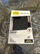 OtterBox Defender Pro Series Case and Holster For iPhone 12/12 Pro-Black