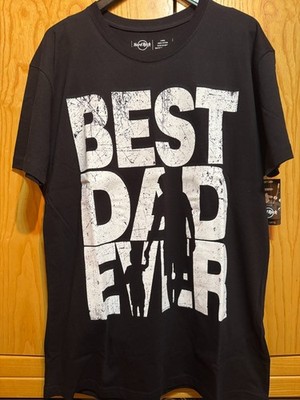 HRC HARD ROCK CAFE Dublin - T- Shirt ''Best Dad ever'' Gr. L schwarz    NEU !