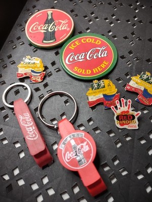 Mixed Lot Of Coca Cola Themed Items Coca Cola Lot NFNAC