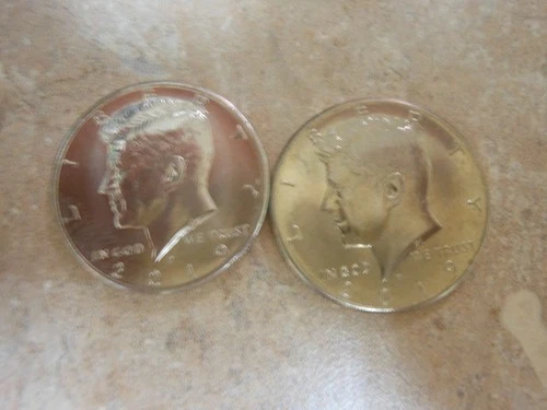 2018 P D - KENNEDY 50 C coins - BU Uncirculated - from rolls - (B7)