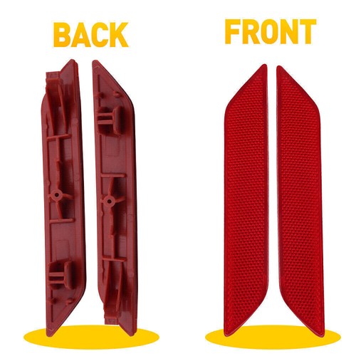 Rear Bumper Reflector Brake Light Cover For Honda Civic Sedan 2013-15 Brake Lamp - Bild 2 von 6