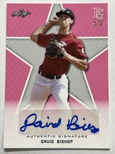 2020 LEAF PG NATIONAL SHOWCASE DAVID BISHOP PINK AUTO 2/3 M