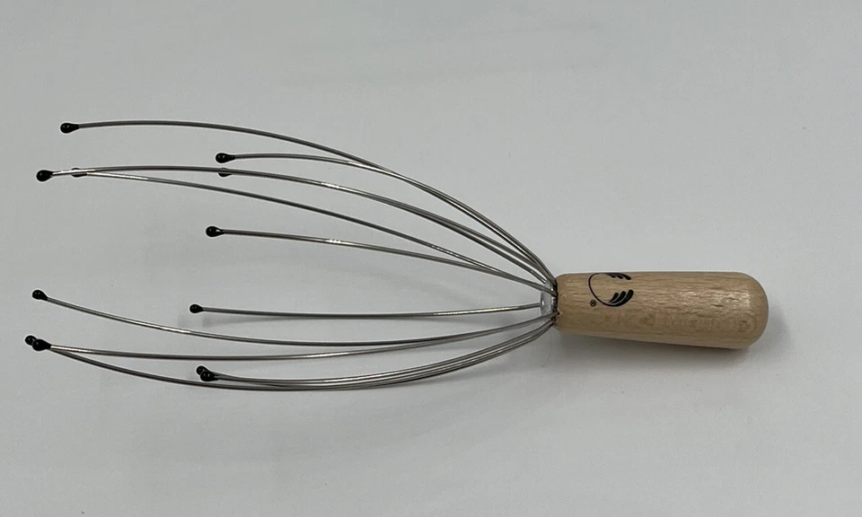 THE GENIE The Body Shop Metal HEAD MASSAGER Head/Neck/Scalp- Massage Stress Relief Tool