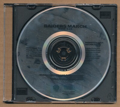 John Williams - Raiders March [from Indiana Jones...] RARE promo edit CD '89
