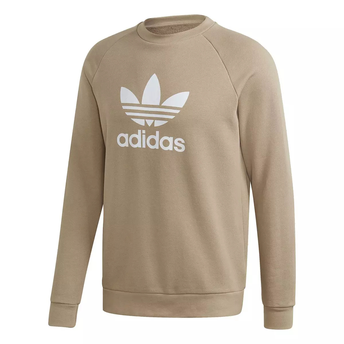 adidas ORIGINALS MEN&#039;S SWEATSHIRT JUMPER BEIGE COMFY WARM RETRO NEW BNWT | eBay