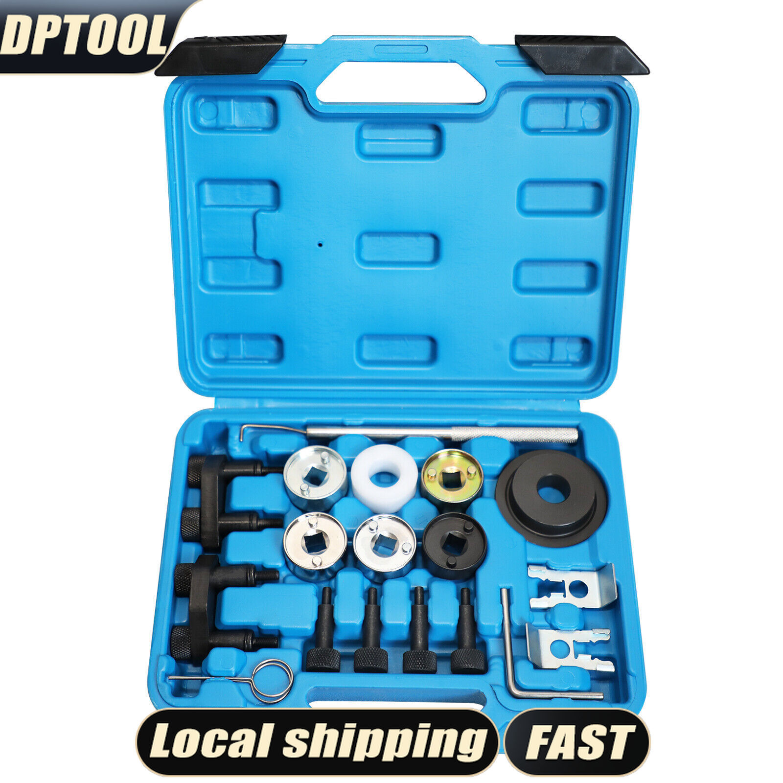 Camshaft Crankshaft Engine Timing Tool Kit Compatible with Audi VW VAG 19PCS