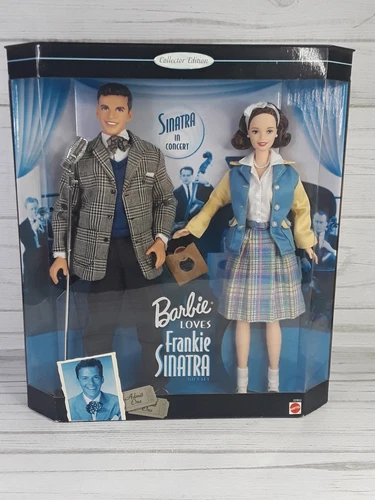 Vintage 1999 Barbie Loves Frank Frankie Sinatra Geschenkset Sammlerausgabe Neu im Karton 