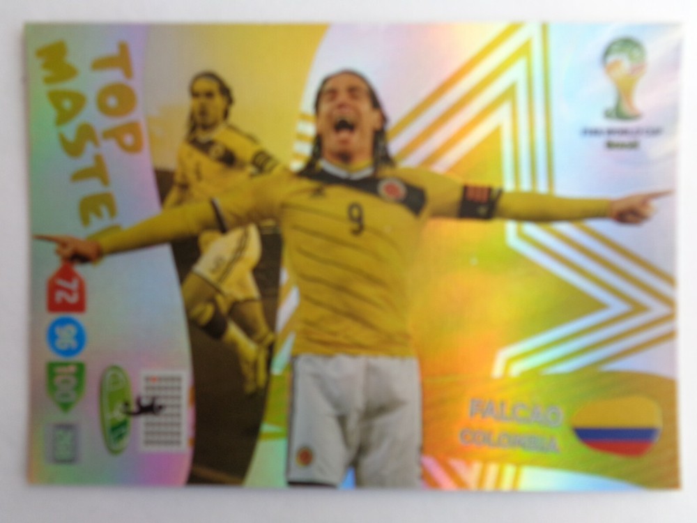 Radamel FALCAO Colombia Panini Adrenalyn XL World cup 2014 Top Master card RARE