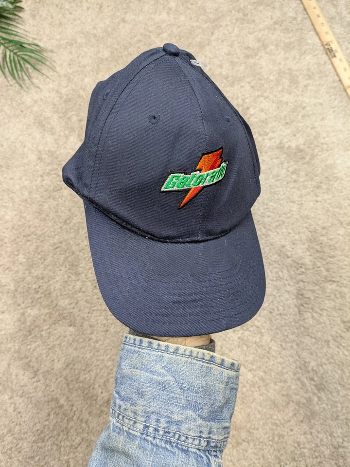 复古 90 年代佳得乐帽子平沿帽运动海军闪电螺栓眼镜蛇卡帽 Y2K — 第 3/4 张图片