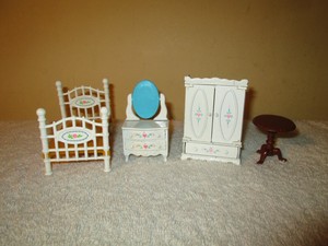 mattel 1980 metal doll furniture