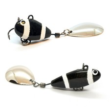 UF Studio Hurricane Tailspinner Spinnerbait Jigspinner Crank Bait Lure #ZEBRA