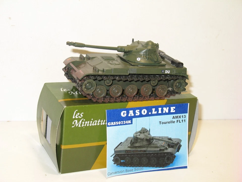SOLIDO, French Military AMX 13 Tank FL11 Turret Gasoline Line - Image 3 of 4