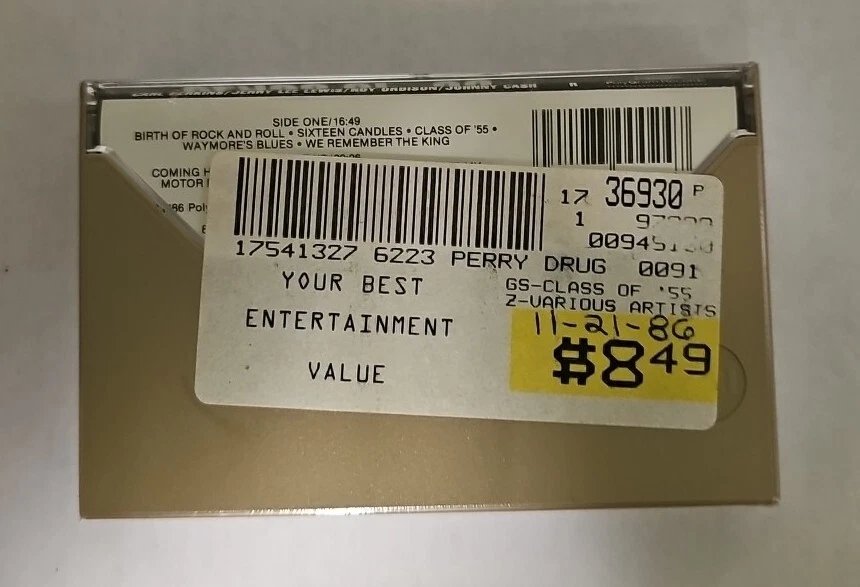 Class Of 55 Carl Perkins Jerry Lee Lewis Roy Orbison Johnny Cash Cassette SEALED - Image 2 of 4