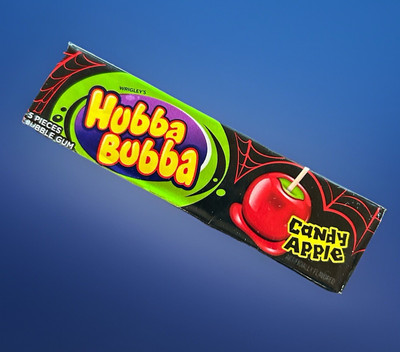 RARE Candy Apple Hubba Bubba Bubble Gum 5 Piece Pack - 2016 Collectible NOS!