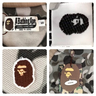 BAPE camo polo shirt a bathing ape NIGO Size S | eBay