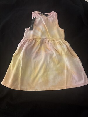 Miki Miette Nordstrom Girls Peach Dress 12 Months NWT