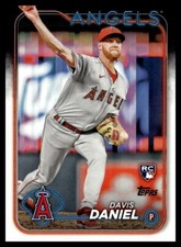 2024 Topps #592 Davis Daniel Los Angeles Angels Baseball Card