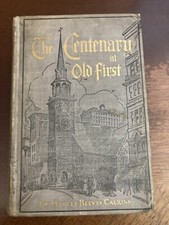 The Centenary at Old First-1st Edition(1919) Harvey Reeves Calkins-San Francisco