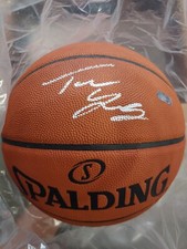 Trae Young Signed Autographed Spalding Basketball Panini Hawks Official Game ba