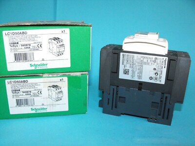 Schneider Electric.TELEMECANIQUE.LC1D50ABD.(LOT2PCS).50A.DC24V.940878.NEW.