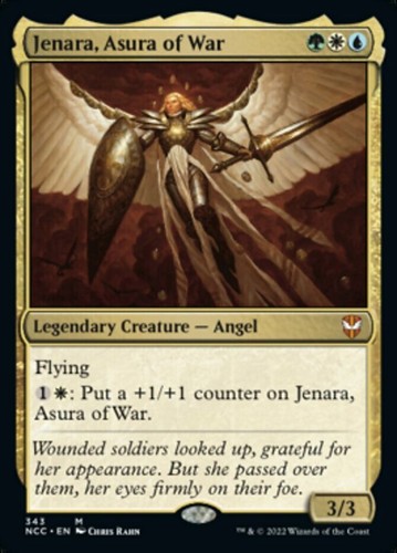 x1 Jenara, Asura of War M MTG Commander Streets of New Capenna M/NM, English