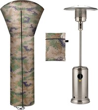 Outdoor Patio Heater Cover Standup 89" tall X 33" X 19" Camouflage Zippered