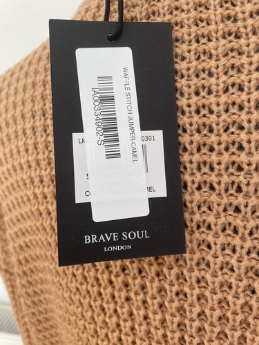 Brave Soul Camel Jumper Size S - Picture 5 of 11