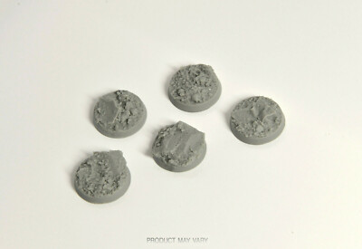 Tabletop Base - ''DROP SITE RUBBLE'' - 25mm - Set 1
