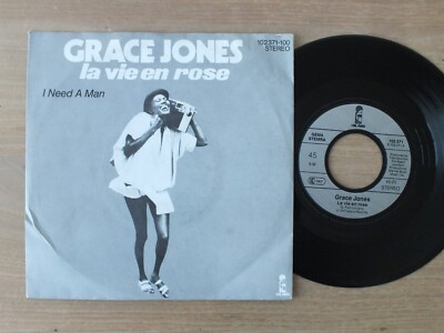 Grace Jones - La Vie En Rose    7'' Single   Vinyl  vg++