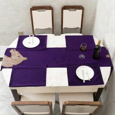 Strass Cheval Velours Table Chemin Ensemble Avec de Napperon pour Maison