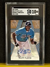 2023 Topps Baseball Stars Autograph Gold /50 Cliff Floyd #BSA-CF SGC 10/10 GEM