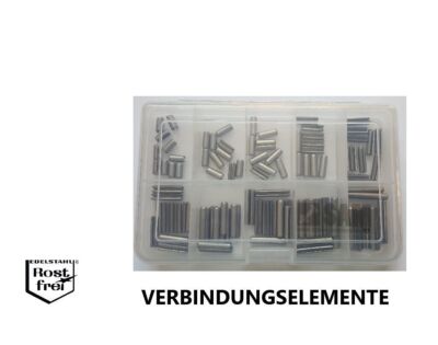 Spannstifte Sortiment/Set DIN 1481 100 Teile EDELSTAHL 1.4310 Ø 4,5